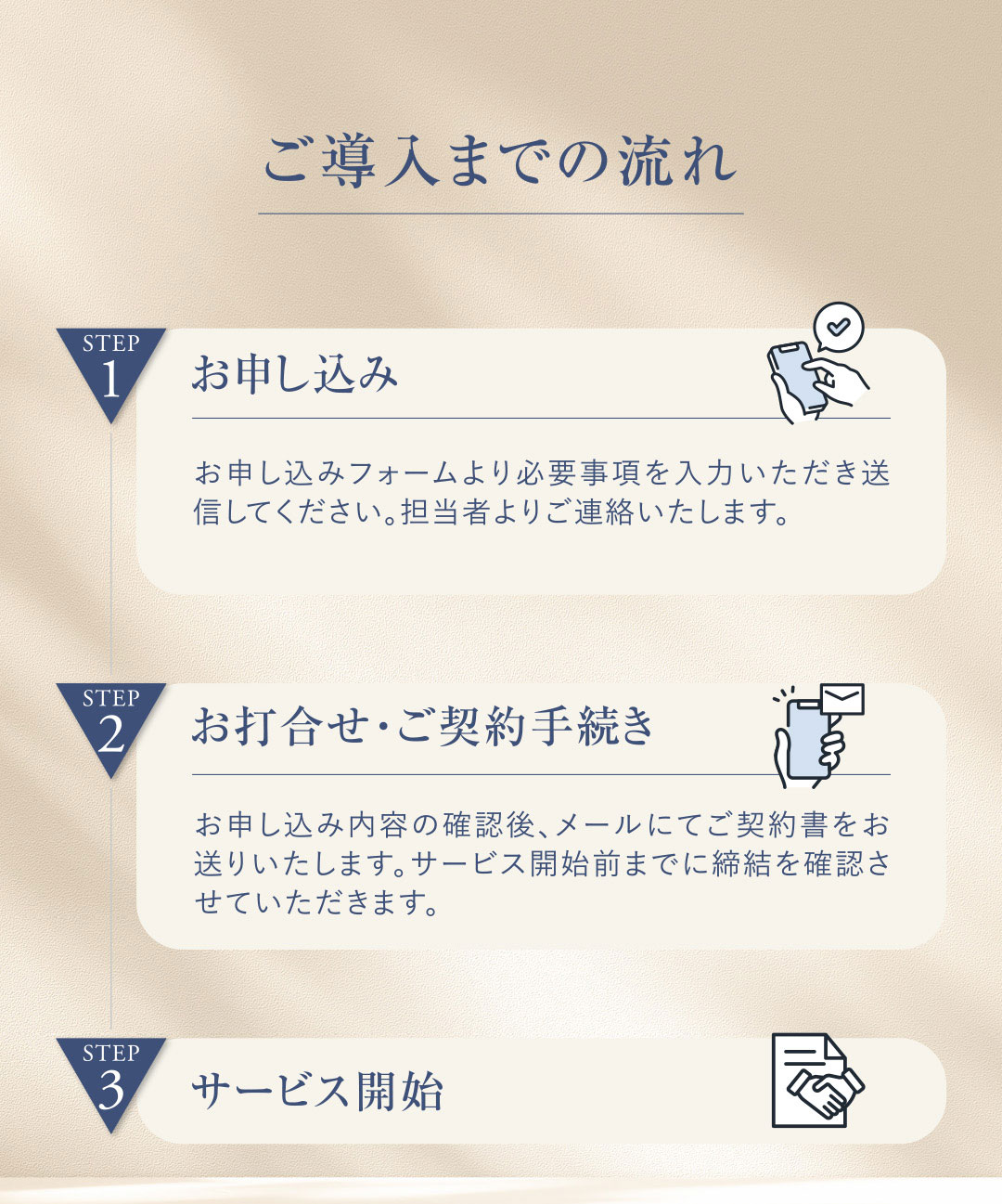 ご導入までの流れ